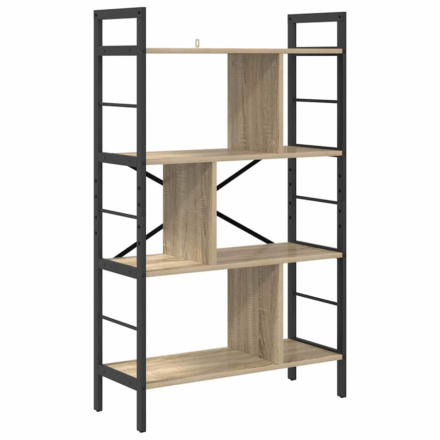 Boekenkast Sonoma Eiken 75 x 30 x 123,5 cm Bewerkt hout