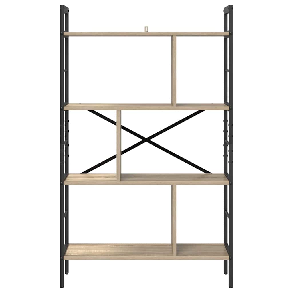 Boekenkast Sonoma Eiken 75 x 30 x 123,5 cm Bewerkt hout