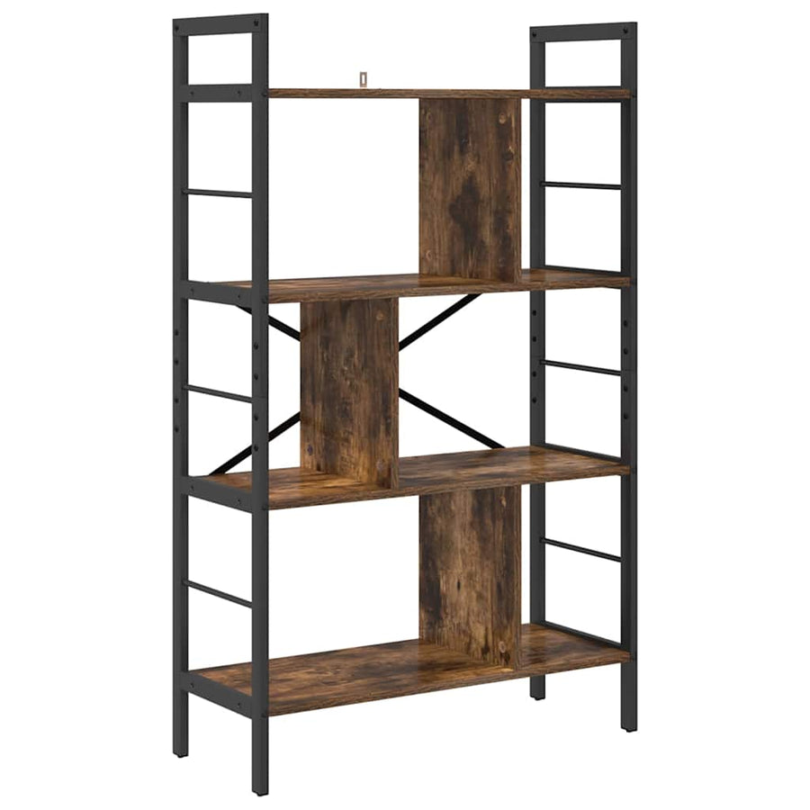 Boekenkast Gerookt eiken 75 x 30 x 123,5 cm Bewerkt hout