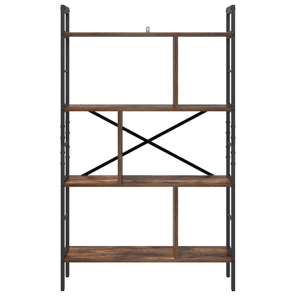 Boekenkast Gerookt eiken 75 x 30 x 123,5 cm Bewerkt hout