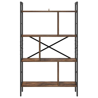 Boekenkast Gerookt eiken 75 x 30 x 123,5 cm Bewerkt hout