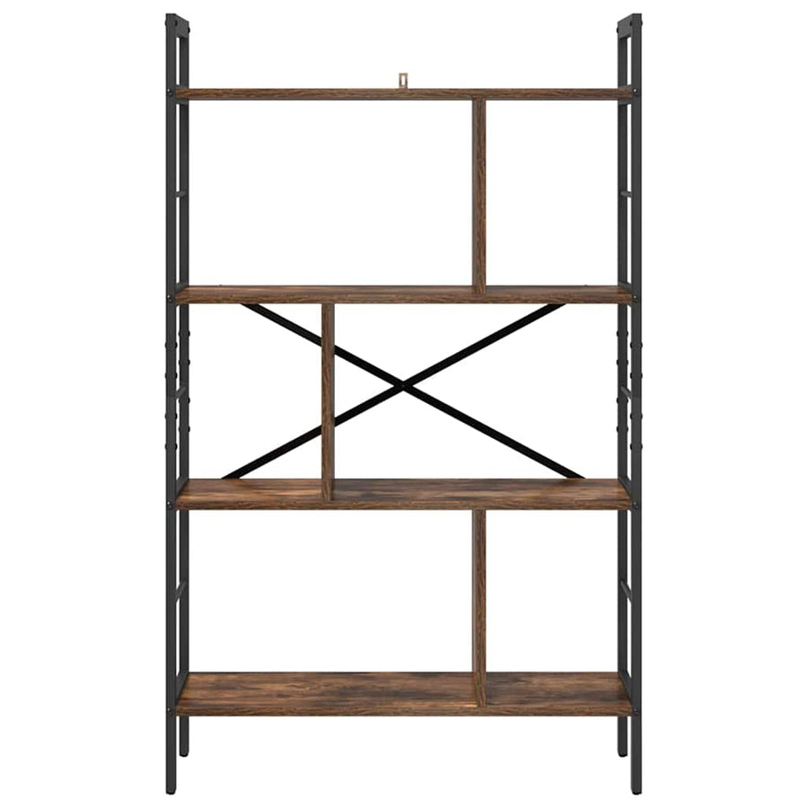 Boekenkast Gerookt eiken 75 x 30 x 123,5 cm Bewerkt hout