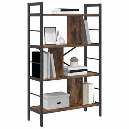 Boekenkast Gerookt eiken 75 x 30 x 123,5 cm Bewerkt hout