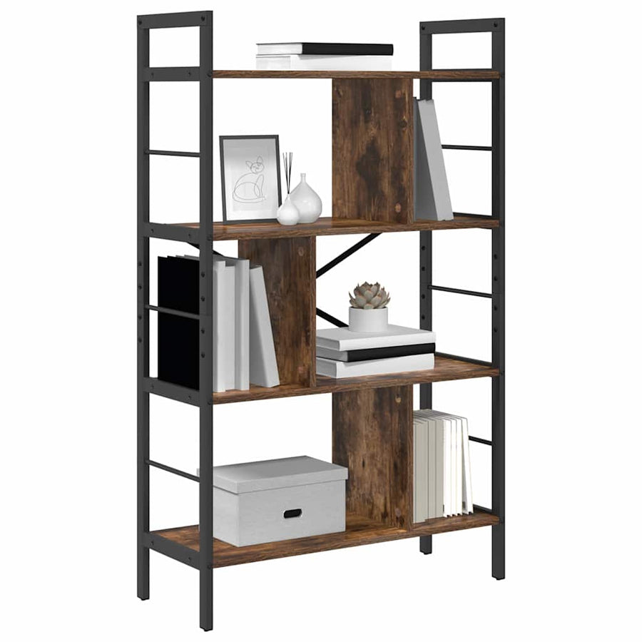 Boekenkast Gerookt eiken 75 x 30 x 123,5 cm Bewerkt hout