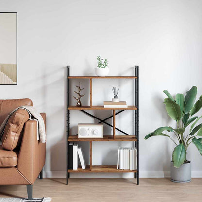 Boekenkast Oud Hout 75 x 30 x 123,5 cm Bewerkt hout
