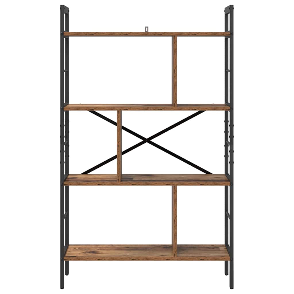 Boekenkast Oud Hout 75 x 30 x 123,5 cm Bewerkt hout