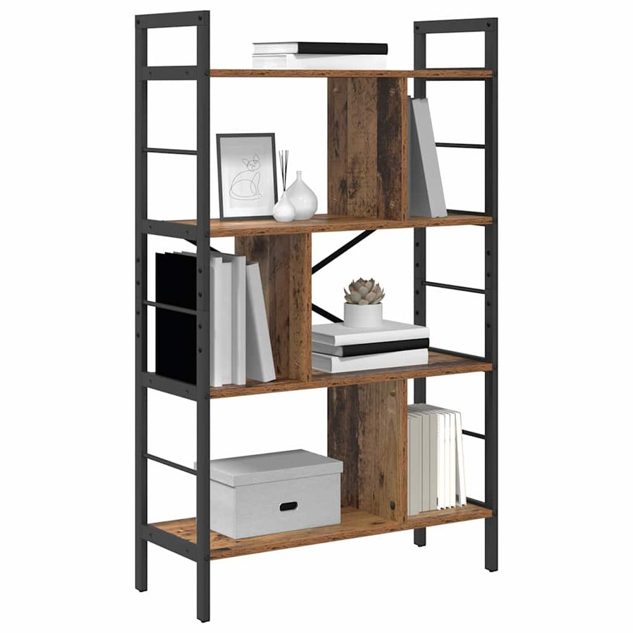 Boekenkast Oud Hout 75 x 30 x 123,5 cm Bewerkt hout