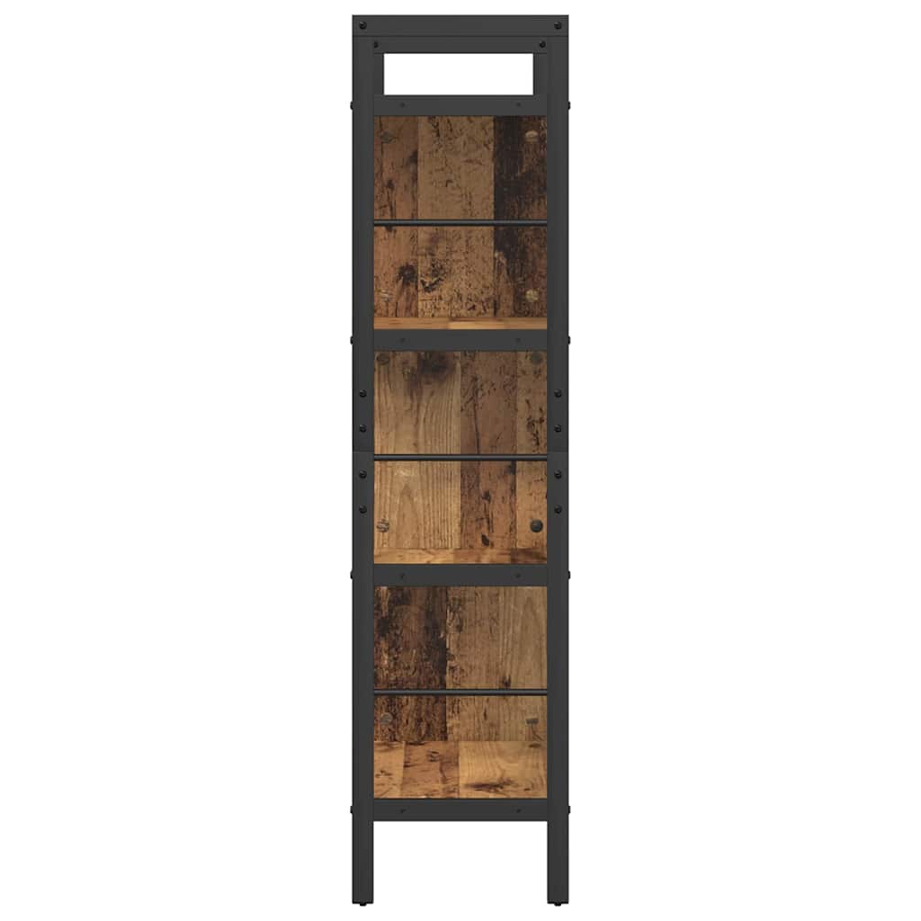 Boekenkast Oud Hout 75 x 30 x 123,5 cm Bewerkt hout