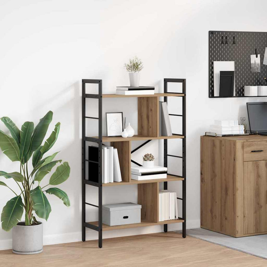 Boekenkast Artisan Eiken 75 x 30 x 123,5 cm Bewerkt hout