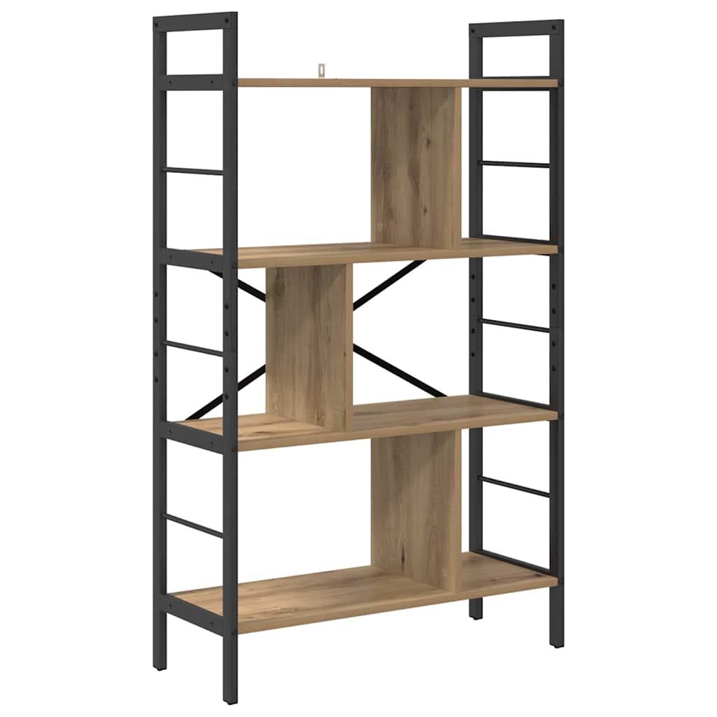 Boekenkast Artisan Eiken 75 x 30 x 123,5 cm Bewerkt hout