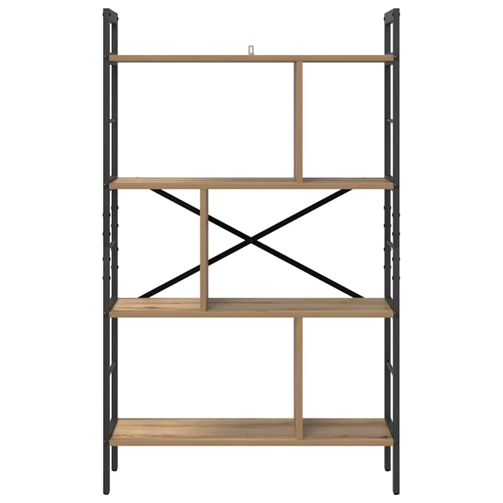 Boekenkast Artisan Eiken 75 x 30 x 123,5 cm Bewerkt hout