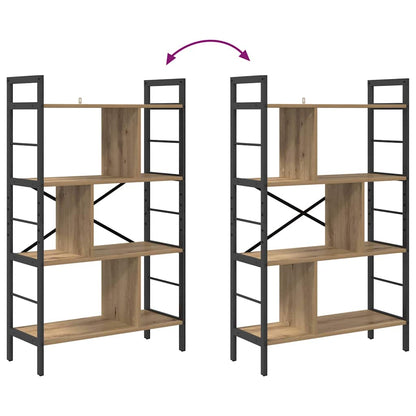 Boekenkast Artisan Eiken 75 x 30 x 123,5 cm Bewerkt hout