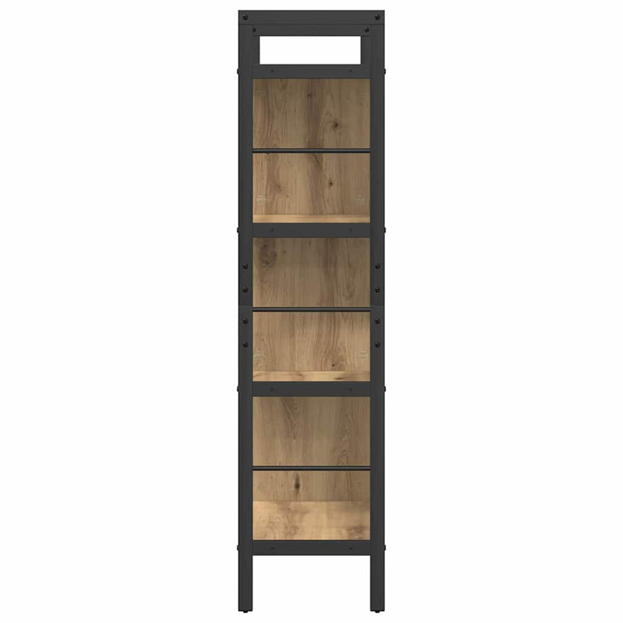 Boekenkast Artisan Eiken 75 x 30 x 123,5 cm Bewerkt hout