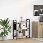 Bookcase Sonoma Oak 75 x 30 x 91 cm Engineered wood