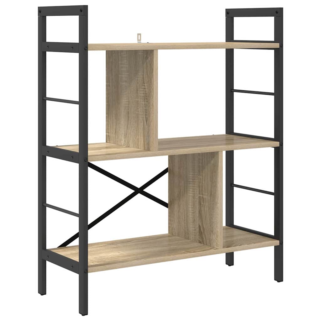 Boekenkast Sonoma Eiken 75 x 30 x 91 cm Bewerkt hout