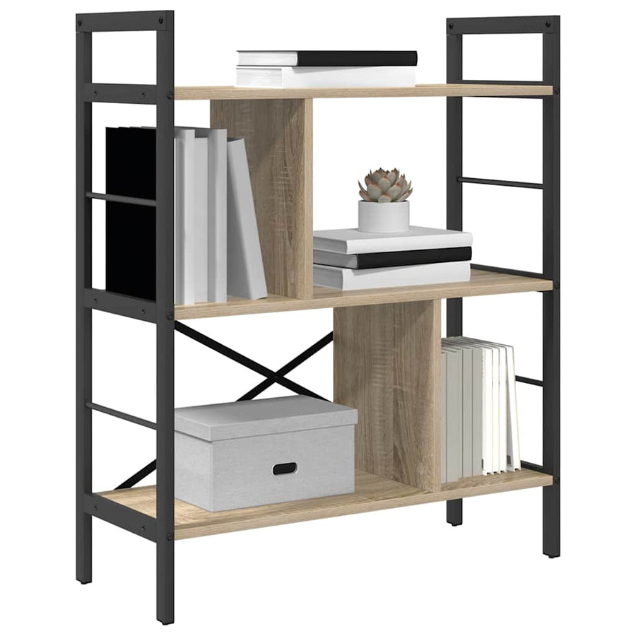 Boekenkast Sonoma Eiken 75 x 30 x 91 cm Bewerkt hout