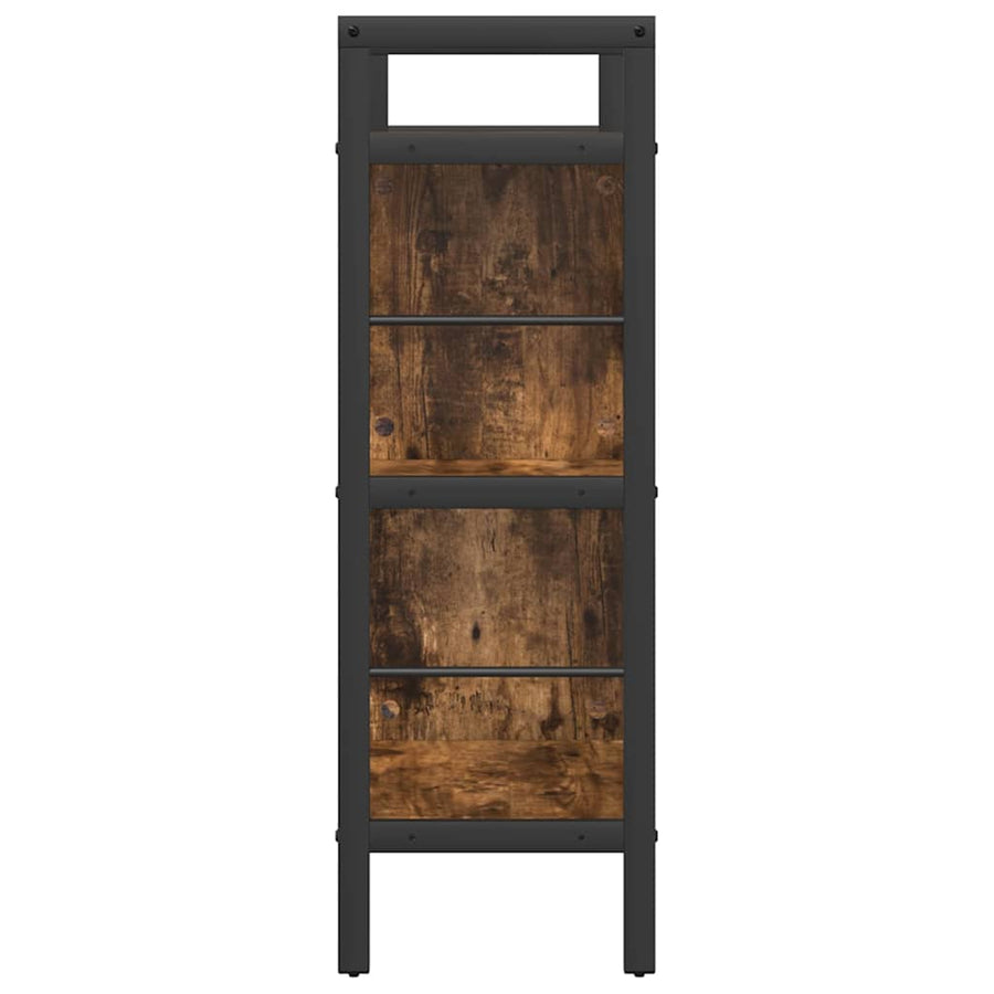 Boekenkast Gerookt eiken 75 x 30 x 91 cm Bewerkt hout