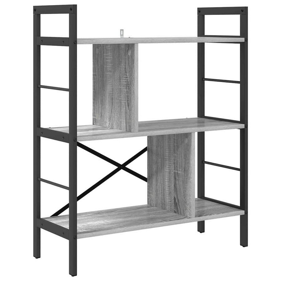 Boekenkast Grijs Sonoma 75 x 30 x 91 cm Bewerkt hout