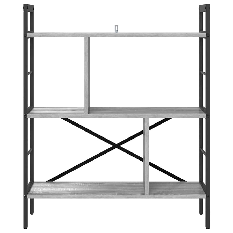 Boekenkast Grijs Sonoma 75 x 30 x 91 cm Bewerkt hout