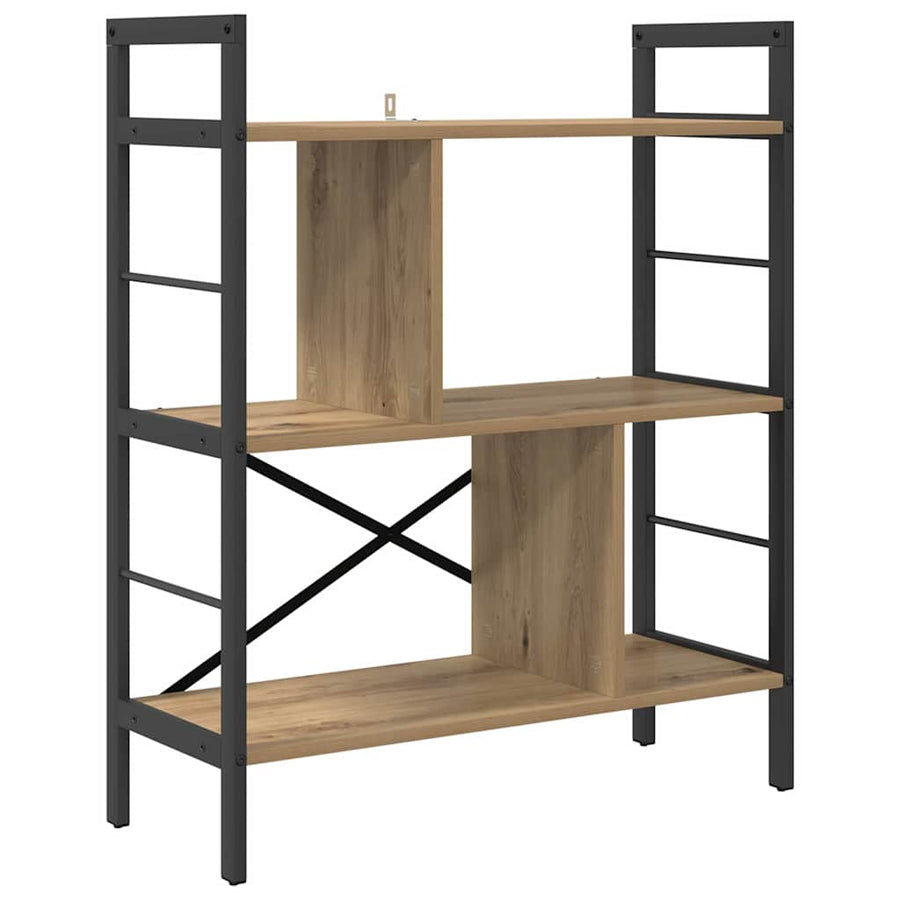 Boekenkast Artisan Eiken 75 x 30 x 91 cm Bewerkt hout