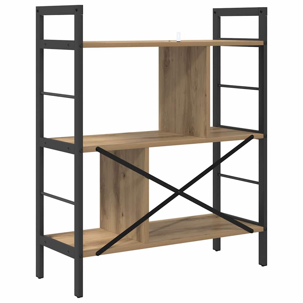 Boekenkast Artisan Eiken 75 x 30 x 91 cm Bewerkt hout