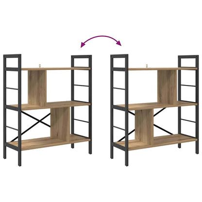 Boekenkast Artisan Eiken 75 x 30 x 91 cm Bewerkt hout