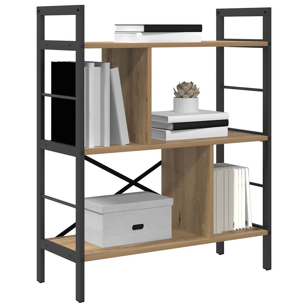 Boekenkast Artisan Eiken 75 x 30 x 91 cm Bewerkt hout