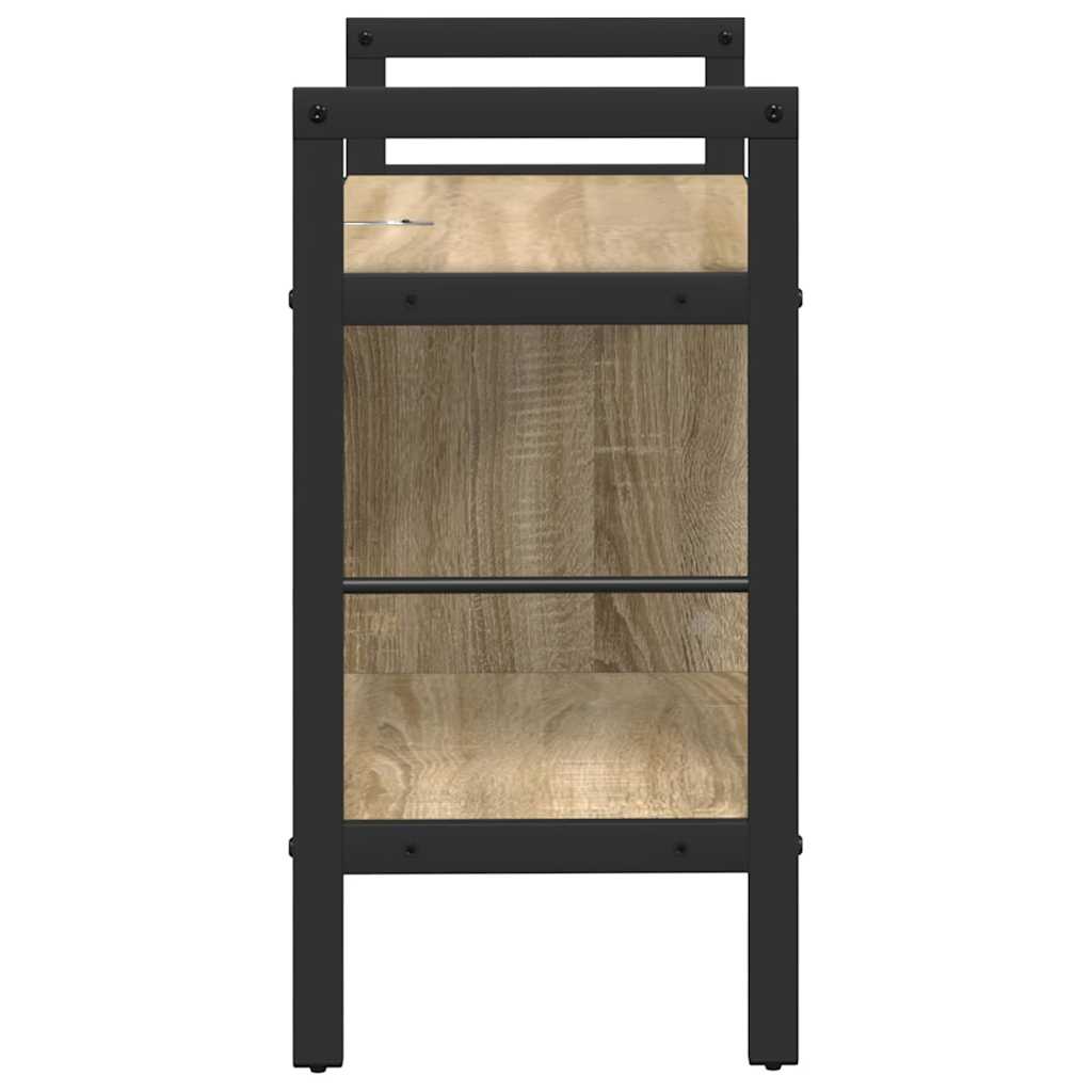 Boekenkast Sonoma Eiken 75 x 30 x 58,5 cm Bewerkt hout