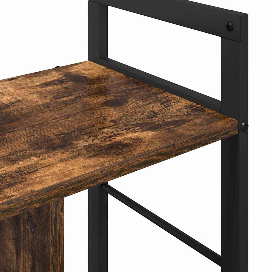 Boekenkast Gerookt eiken 75 x 30 x 58,5 cm Bewerkt hout
