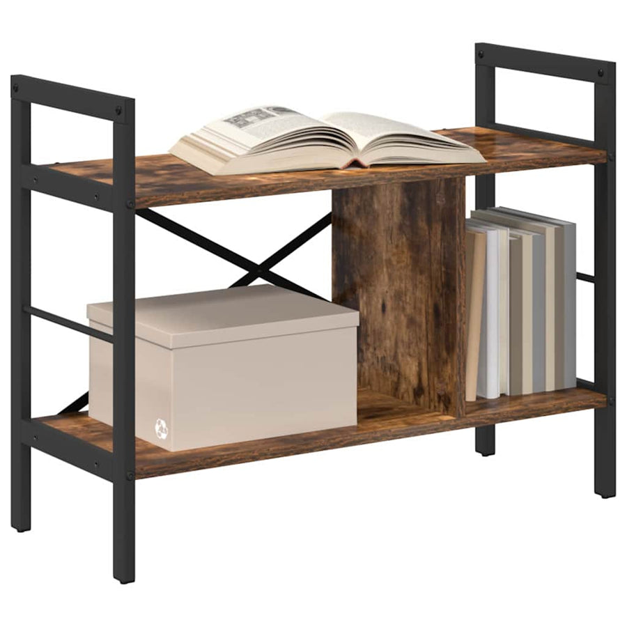 Boekenkast Gerookt eiken 75 x 30 x 58,5 cm Bewerkt hout