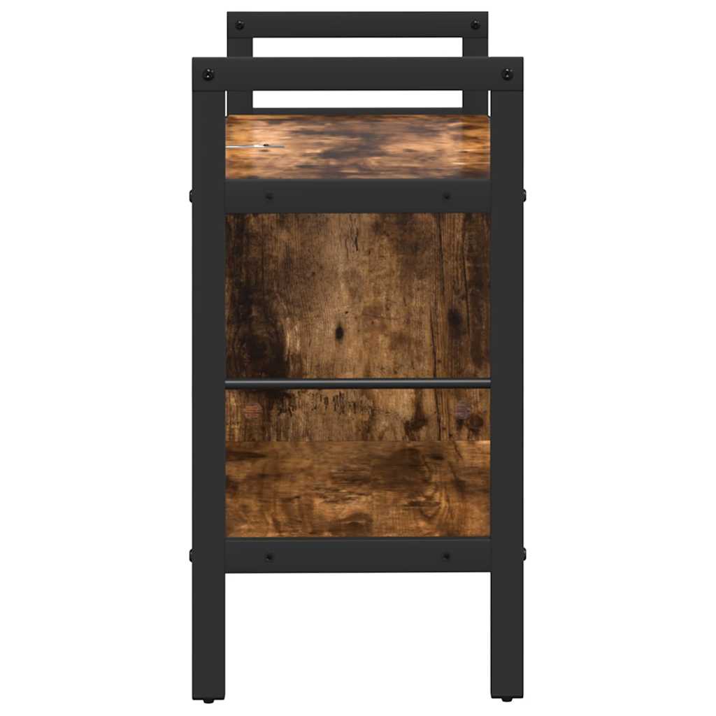 Boekenkast Gerookt eiken 75 x 30 x 58,5 cm Bewerkt hout