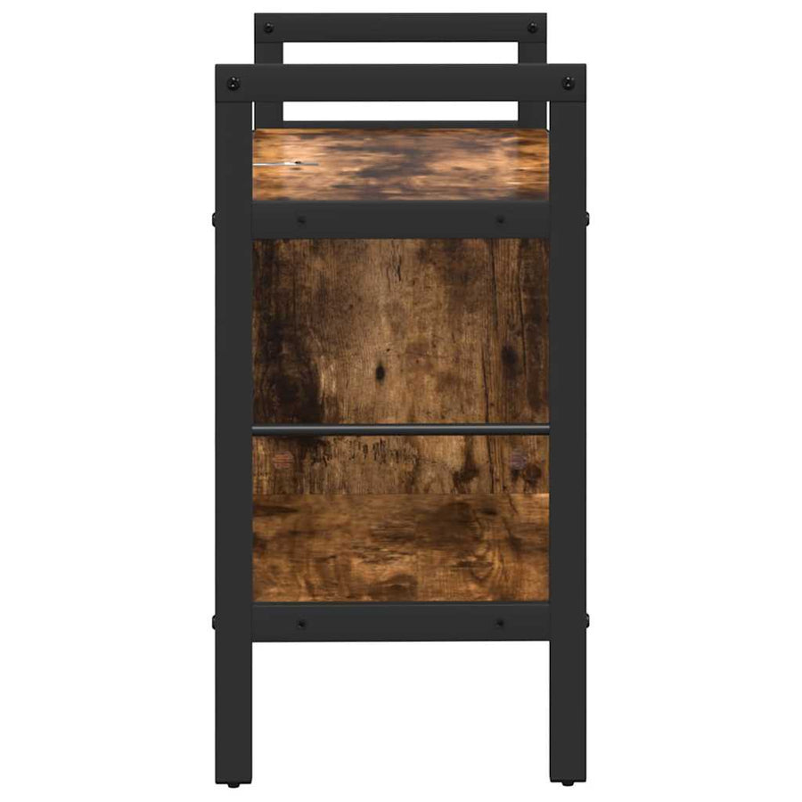 Boekenkast Gerookt eiken 75 x 30 x 58,5 cm Bewerkt hout
