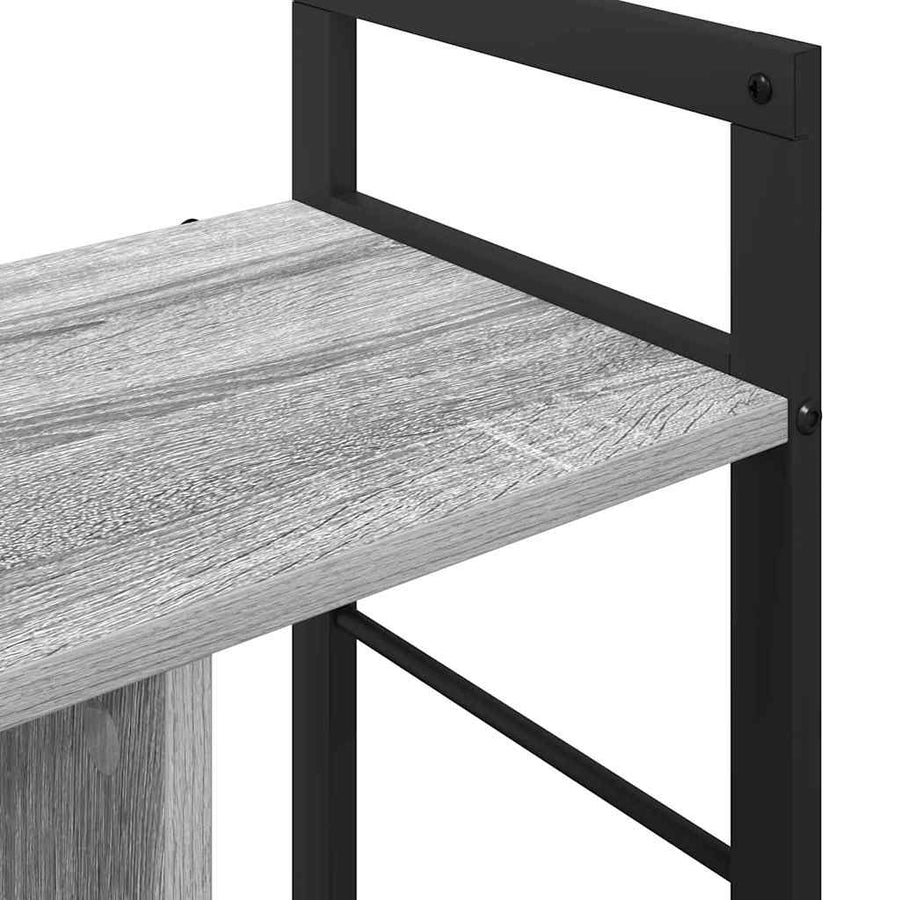 Boekenkast Grijs Sonoma 75 x 30 x 58,5 cm Bewerkt hout