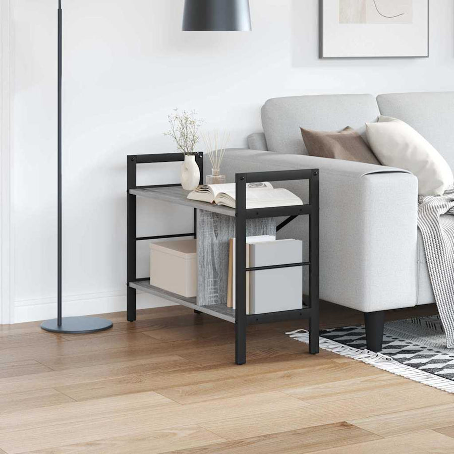 Boekenkast Grijs Sonoma 75 x 30 x 58,5 cm Bewerkt hout