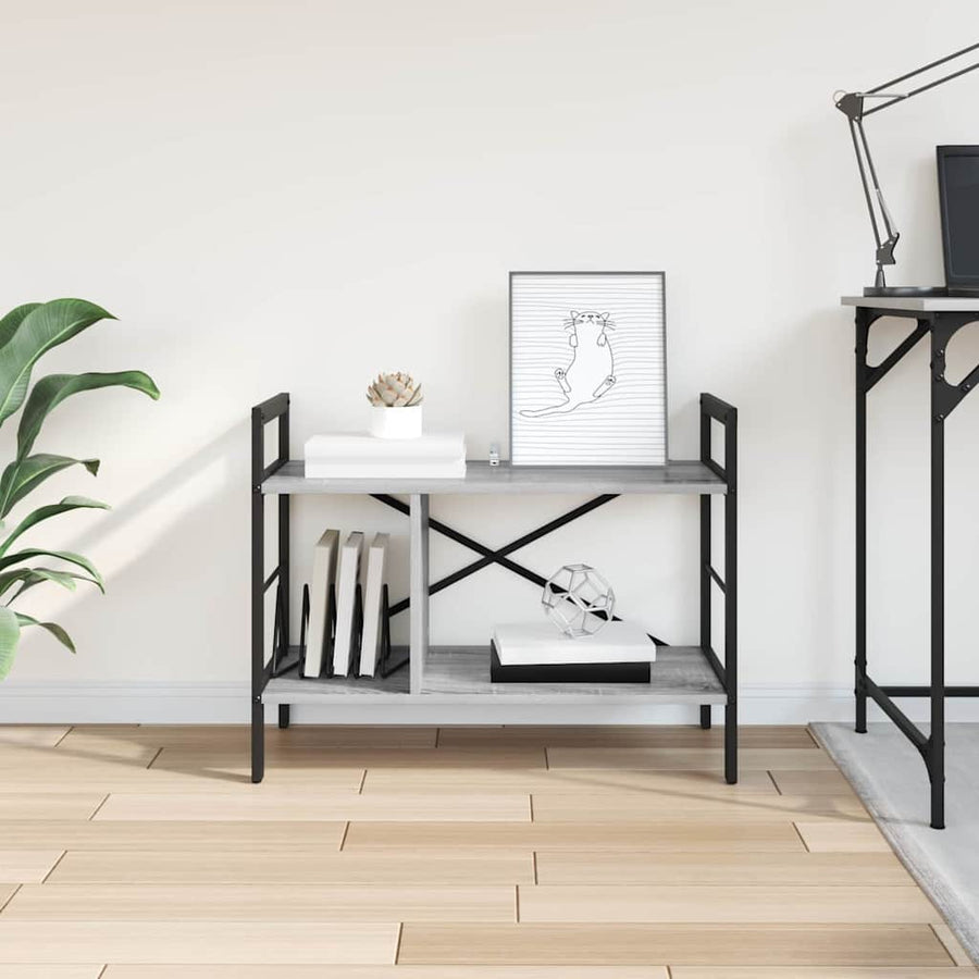 Boekenkast Grijs Sonoma 75 x 30 x 58,5 cm Bewerkt hout