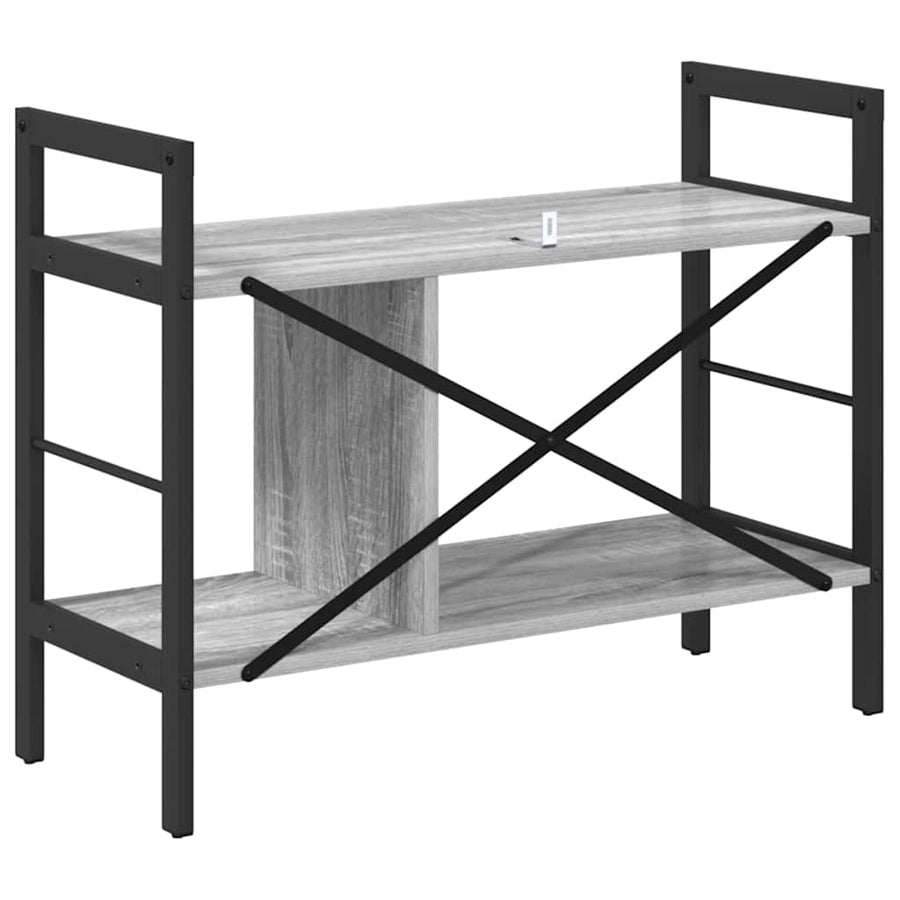 Boekenkast Grijs Sonoma 75 x 30 x 58,5 cm Bewerkt hout