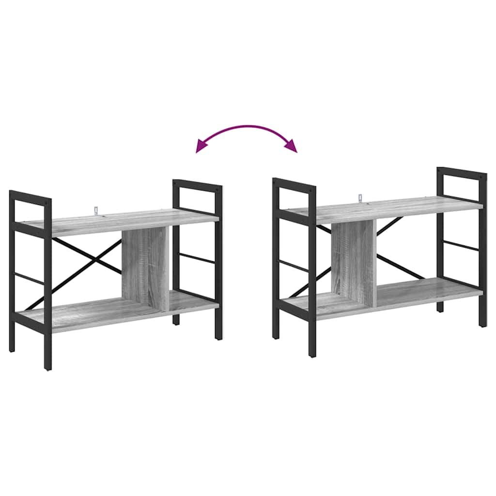 Boekenkast Grijs Sonoma 75 x 30 x 58,5 cm Bewerkt hout