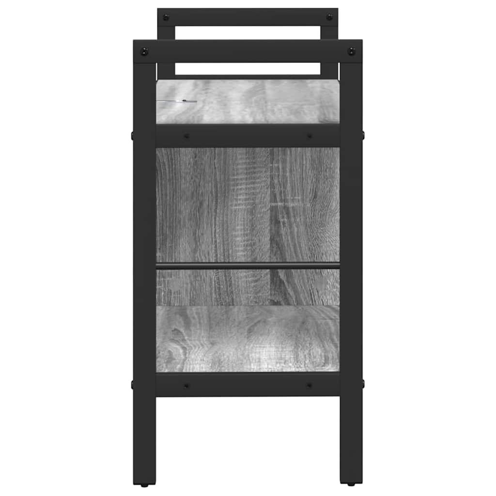 Boekenkast Grijs Sonoma 75 x 30 x 58,5 cm Bewerkt hout