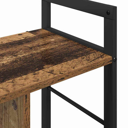 Boekenkast Oud Hout 75 x 30 x 58,5 cm Bewerkt hout