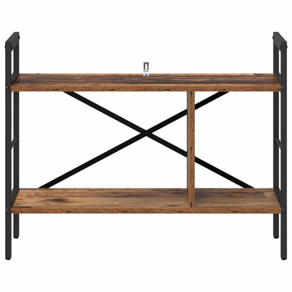 Boekenkast Oud Hout 75 x 30 x 58,5 cm Bewerkt hout