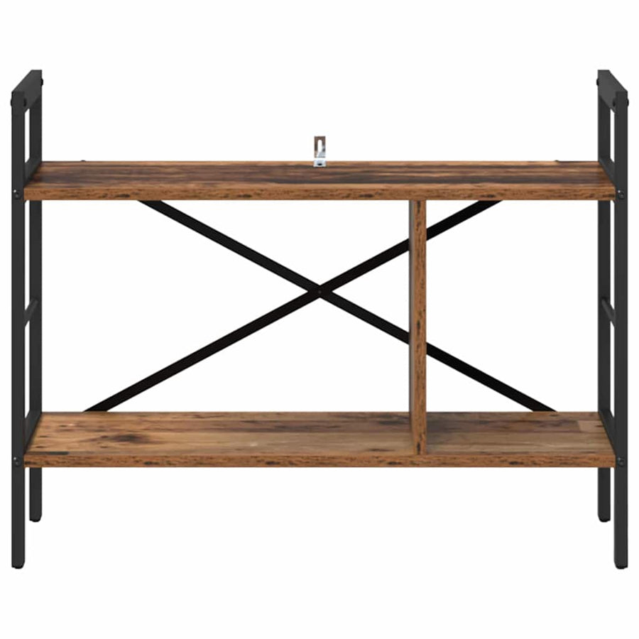 Boekenkast Oud Hout 75 x 30 x 58,5 cm Bewerkt hout