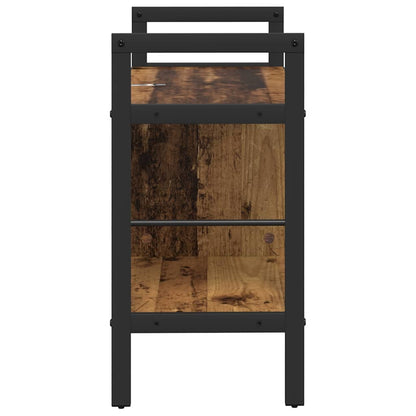 Boekenkast Oud Hout 75 x 30 x 58,5 cm Bewerkt hout