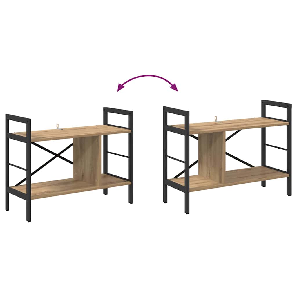Boekenkast Artisan Eiken 75 x 30 x 58,5 cm Bewerkt hout