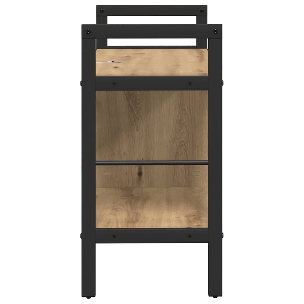 Boekenkast Artisan Eiken 75 x 30 x 58,5 cm Bewerkt hout