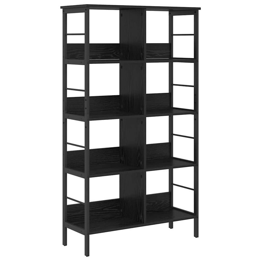 Boekenkast Zwart Eiken 82 x 32 x 144,5 cm Bewerkt hout