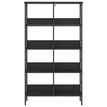 Boekenkast Zwart Eiken 82 x 32 x 144,5 cm Bewerkt hout