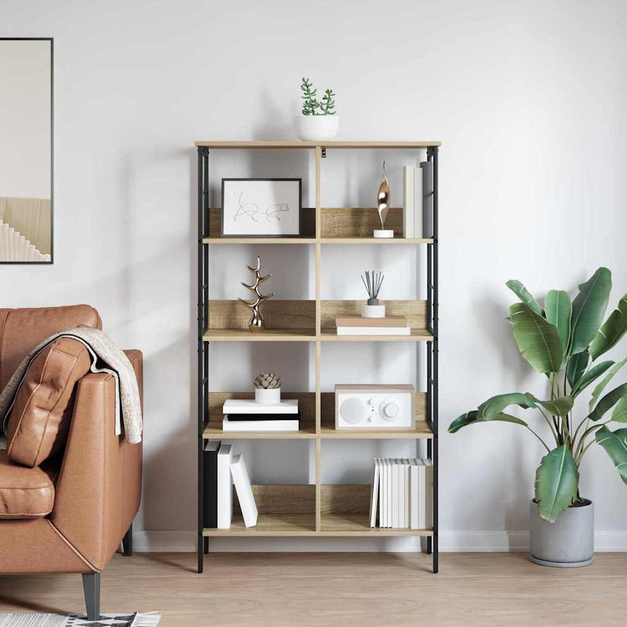 Boekenkast Sonoma Eiken 82 x 32 x 144,5 cm Bewerkt hout