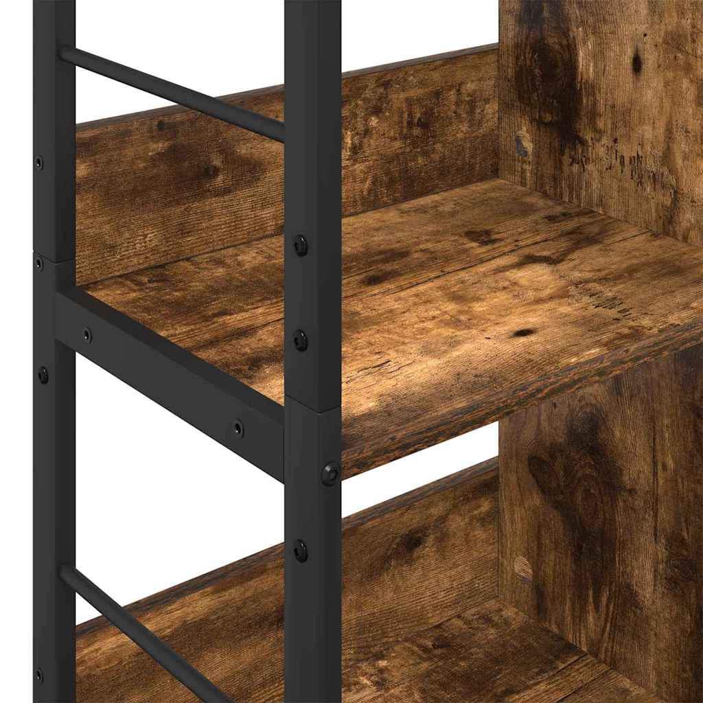 Boekenkast Gerookt eiken 82 x 32 x 144,5 cm Bewerkt hout