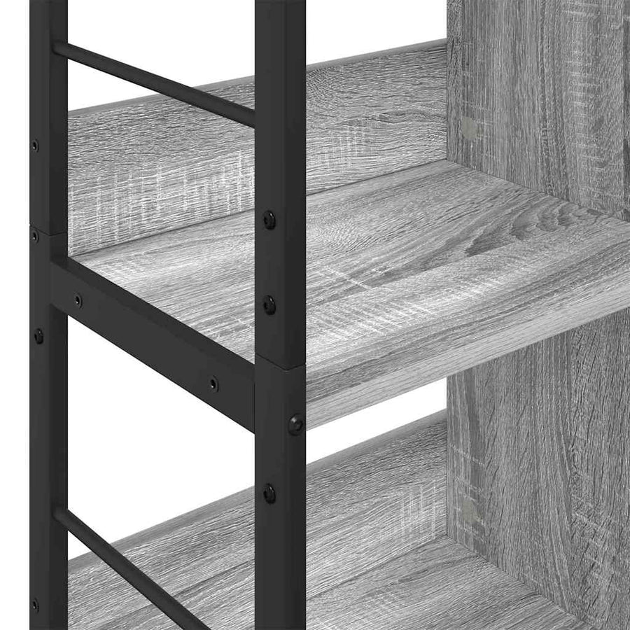 Boekenkast Grijs Sonoma 82 x 32 x 144,5 cm Bewerkt hout