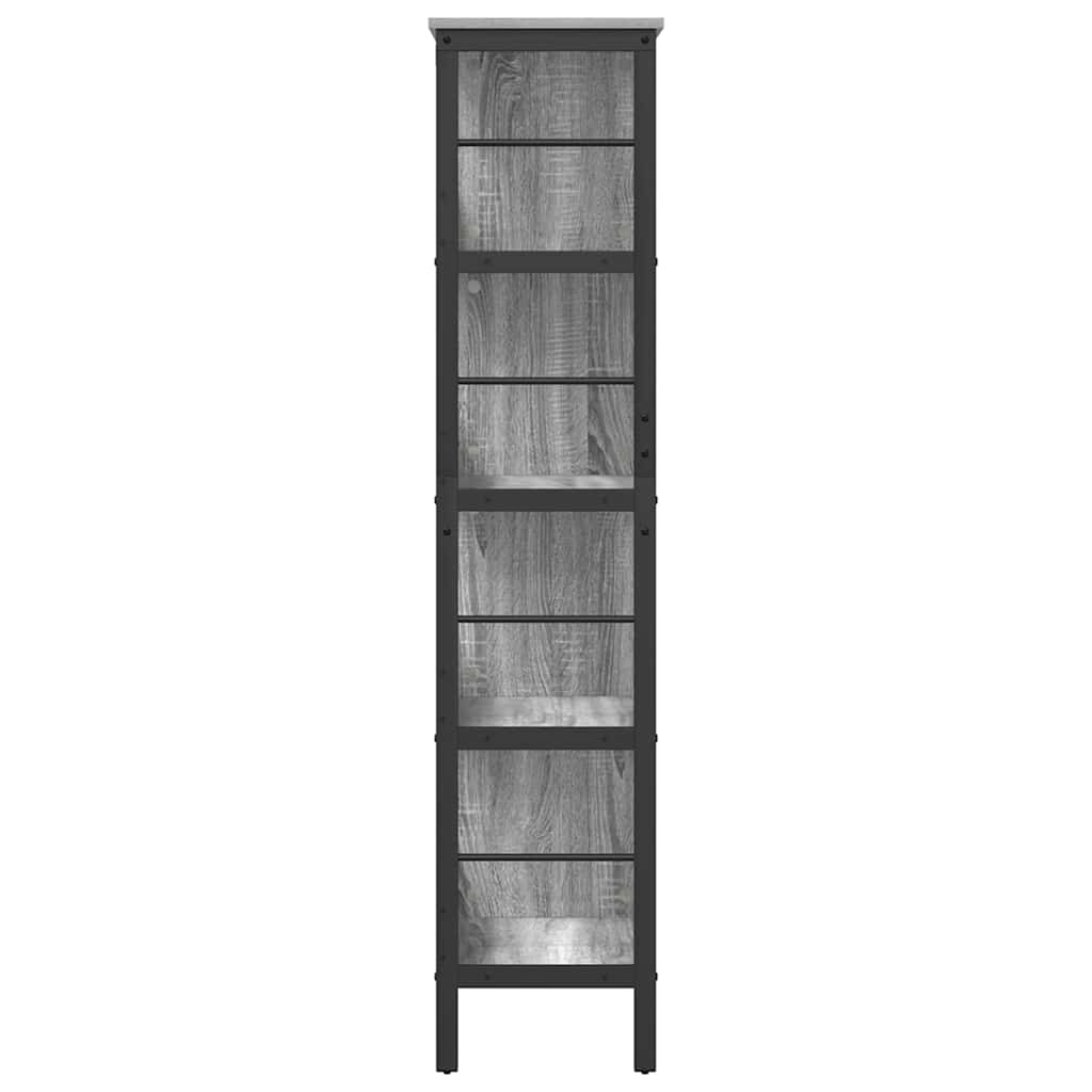 Boekenkast Grijs Sonoma 82 x 32 x 144,5 cm Bewerkt hout